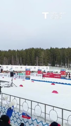 В женской эстафете выиграла команда Свердловской области!