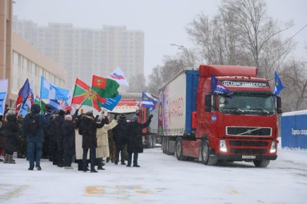 Волонтёры Тюменского университета отправили конвой с дополнительной помощью в зону СВО