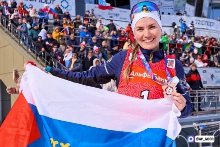 Бронза у тюменской биатлонистки!