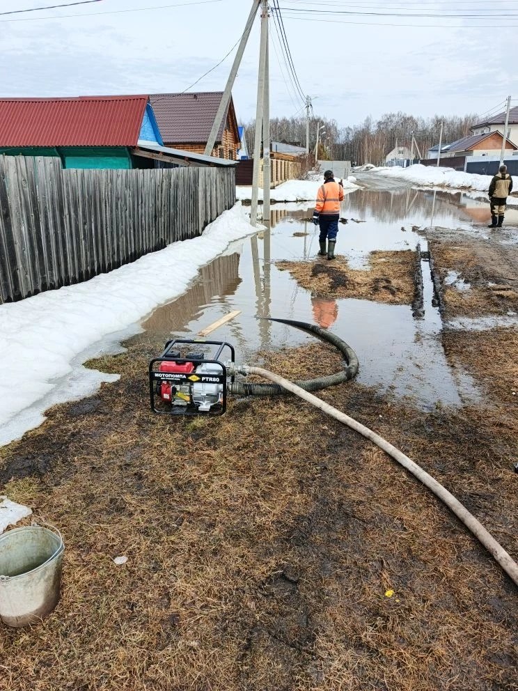 На территории города продолжается ежедневный мониторинг подтопляемых участков
