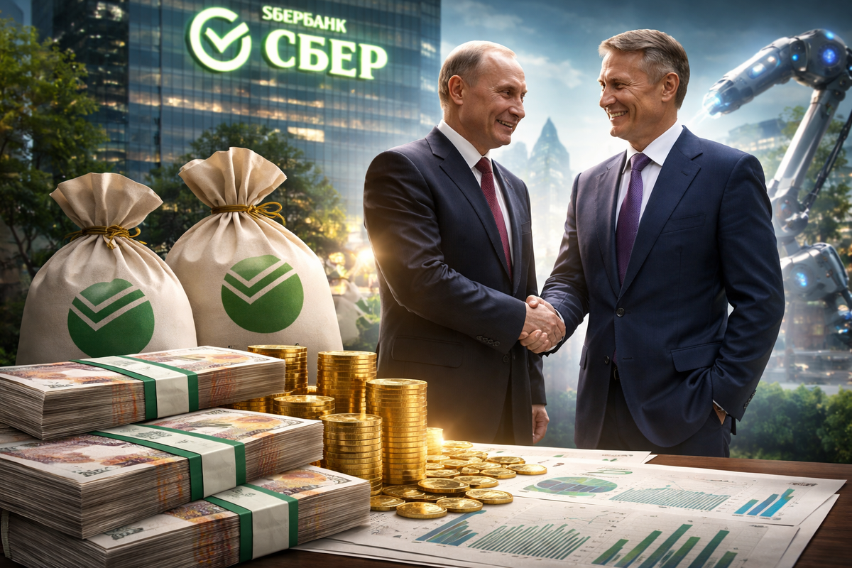 853 миллиарда дивидендов: кто действительно выигрывает от роста Сбербанка