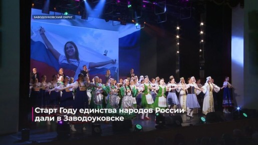 В Заводоуковске прошёл концерт, посвящённый открытию Года единства народов России