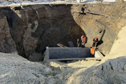 Завершили капитальный ремонт коллектора № 17 – большого коммуникационного узла на пересечении проспектов Менделеева и Комсомольского