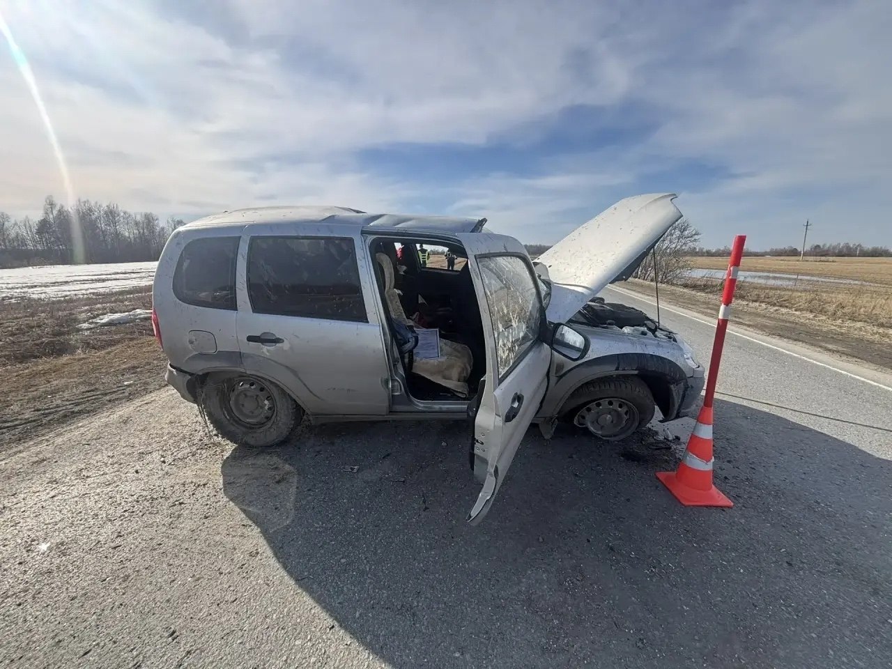 Минувшим вечером водитель «Нивы» погиб на трассе Тобольск – Вагай