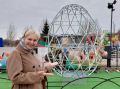 Удивительная инсталляция в виде гигантского пасхального яйца украсила Фестивальный парк Ишима 9 апреля