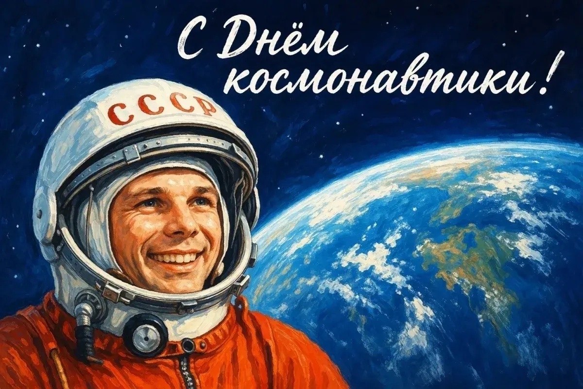 12 апреля - день, когда человек впервые покорил космос!