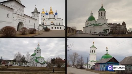 Впервые в истории!. Семь колоколен Тобольска — древней столицы Сибири — одновременно зазвучали пасхальным перезвоном