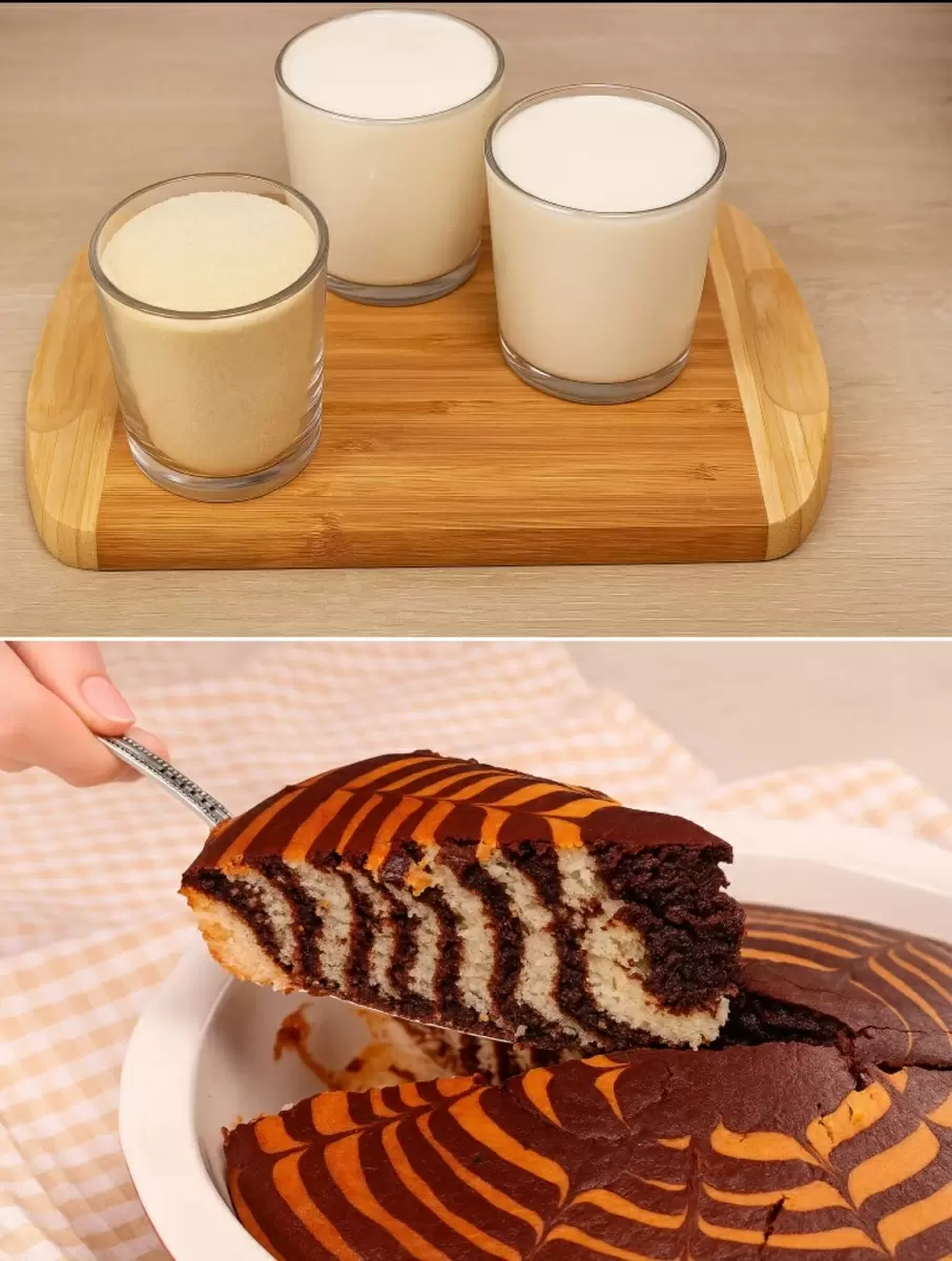 Вкусный и простой десерт: манник с кефиром и шоколадом