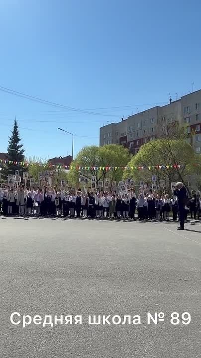 В школах и детских садах Тюмени прошла акция «Бессмертный полк»