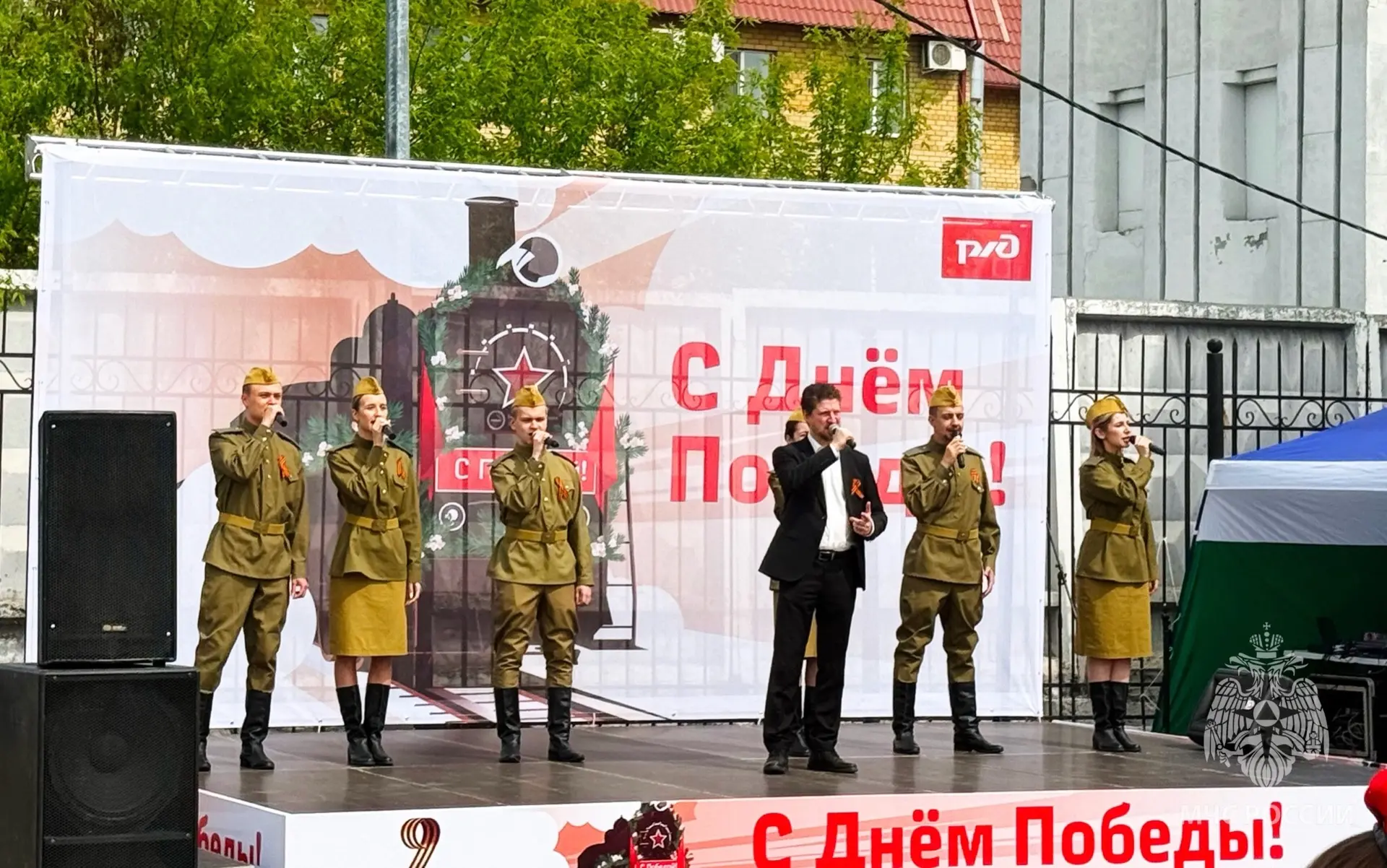 В Тюмени встретили «Эшелон Победы»!