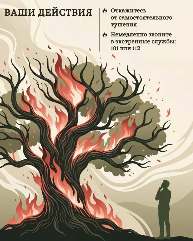 Заметили огонь? Не теряйте ни минуты! Заметили огонь? Не теряйте ни минуты!