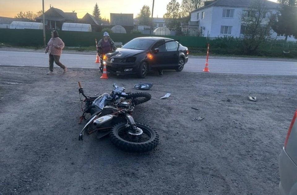 Взял без спроса: тюменский подросток попал в аварию не на своем мотоцикле