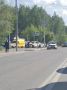 В Тюмени накануне на Ветеранов Труда 6\1 произошла серьезная авария с пострадавшими