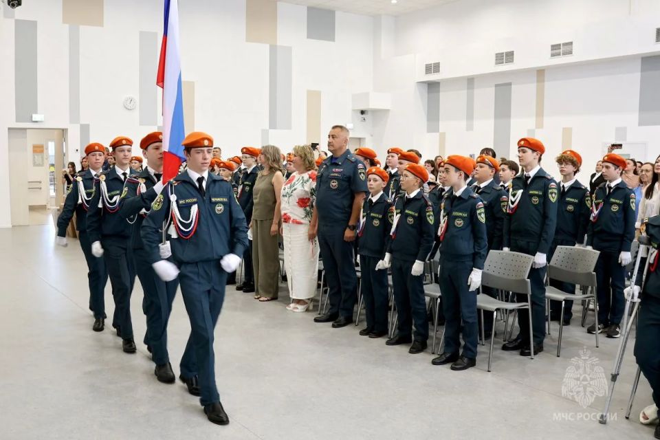 Тюменские кадеты МЧС России подвели итоги учебного года