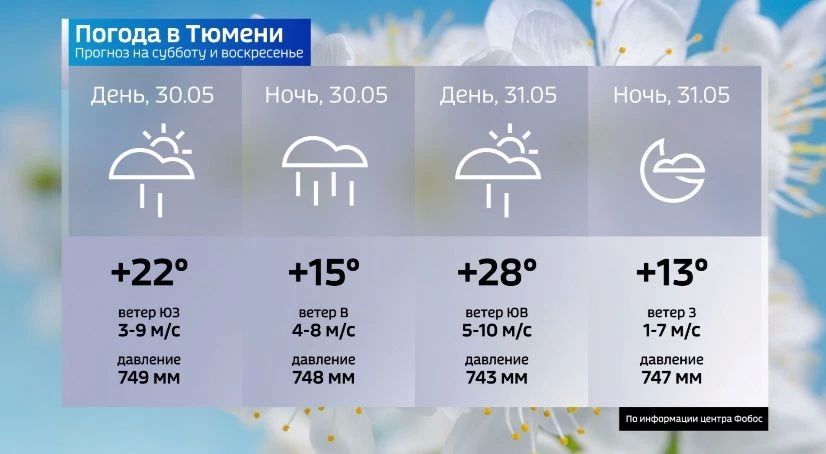 30 мая стабильность погоде Западной Сибири обеспечит поле высокого давления, оформившееся вокруг таймырского антициклона