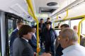 Девять новеньких из 30. Сегодня на Городской площади презентовали партию из 9 автобусов