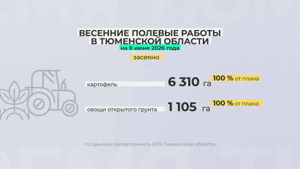 Посевная кампания в регионе в шаге от завершения Посевная кампания в регионе в шаге от завершения