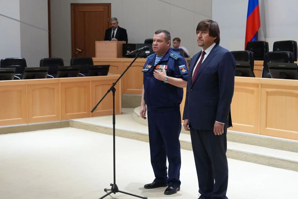 Максим Афанасьев: В администрации города Тюмени прошла торжественная церемония передачи орденов Мужества семьям погибших бойцов СВО Максим Афанасьев: В администрации города Тюмени прошла торжественная церемония передачи орденов Мужества семьям погибших бойцов СВО