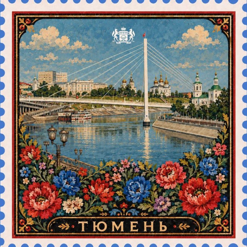 А как бы выглядела Тюменская область на почтовых марках? А как бы выглядела Тюменская область на почтовых марках?
