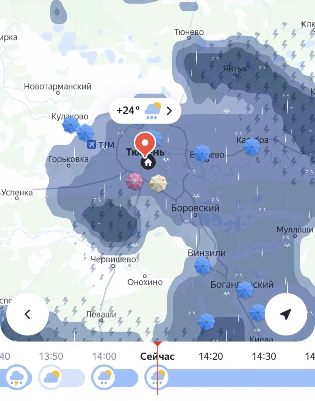 Ливень, сильный ветер и крупный град прогнозируют сегодня Ливень, сильный ветер и крупный град прогнозируют сегодня
