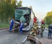 Один человек погиб и еще 11 пострадали при столкновении автобуса и грузовика в Тюменской области