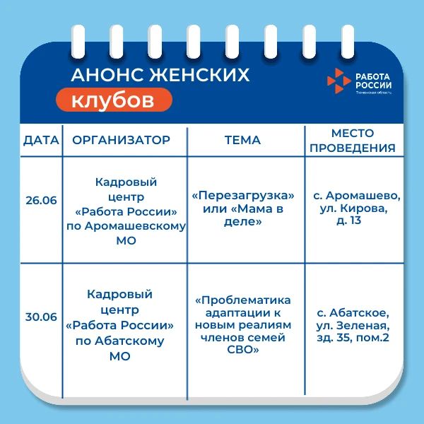 Дорогие жительницы Тюменской области! Дорогие жительницы Тюменской области!