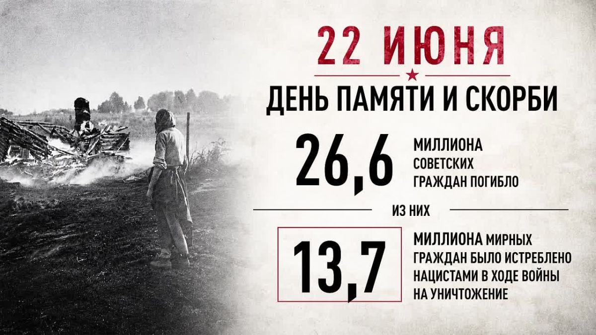 День Памяти и Скорби напоминает о тяжелых временах Великой Отечественной войны, о героизме и стойкости народа, о горе и потерях