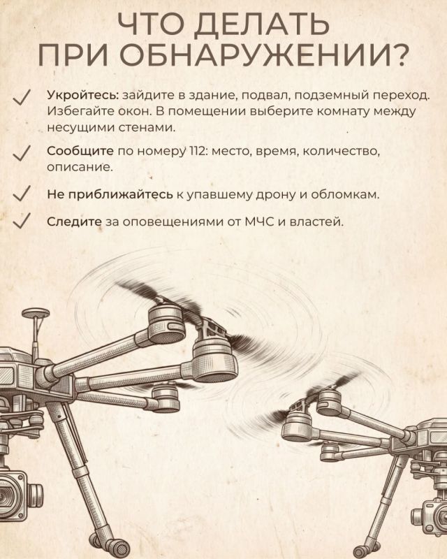 Как распознать БПЛА в небе и что делать при его обнаружении Как распознать БПЛА в небе и что делать при его обнаружении
