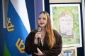 В здании Тюменской областной Думы открылась выставка «Тюмень глазами молодых: проекты и рисунки о городе», посвящённая 440-летию Тюмени