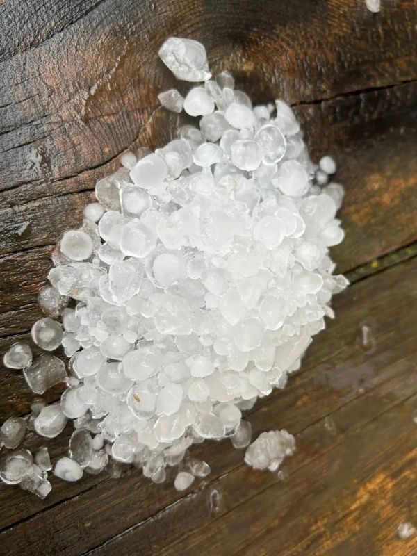 Ливень с крупным градом дошли до Казанского района Ливень с крупным градом дошли до Казанского района