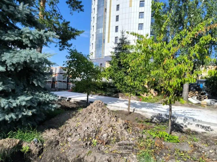 Уже в сентябре тюменцы смогут прогуляться по обновленной площади Борцов революции