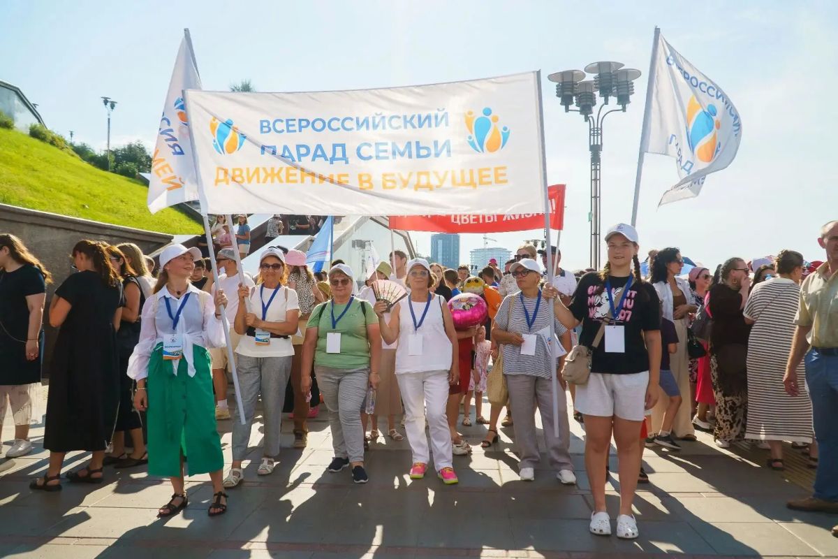 Команда департамента молодежной политики Тюменской области и Дворца "Пионер" присоединилась к Всероссийскому Параду Семьи! Команда департамента молодежной политики Тюменской области и Дворца "Пионер" присоединилась к Всероссийскому Параду Семьи!