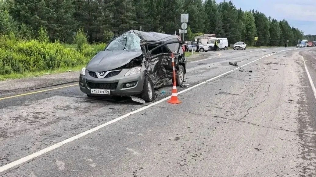 Смертельное ДТП случилось сегодня в Уватском округе — на 543м километре трассы Тюмень — ХантыМансийск