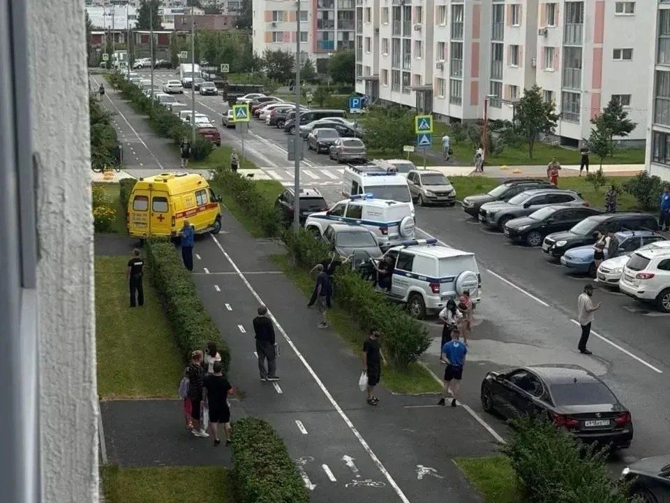 Задержание мужчины в Зареке наблюдали жители ЖК "Апрель"