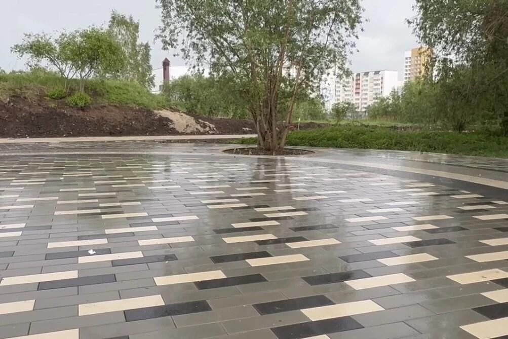 Работы в Менделеев-парке в Тобольске планируют завершить к 1 сентября