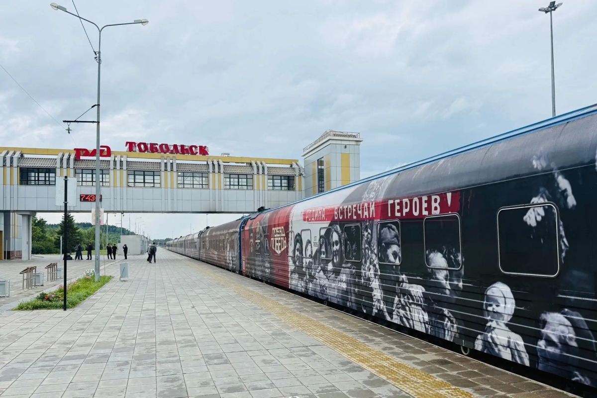 «Поезд Победы» в Тобольске! «Поезд Победы» в Тобольске!
