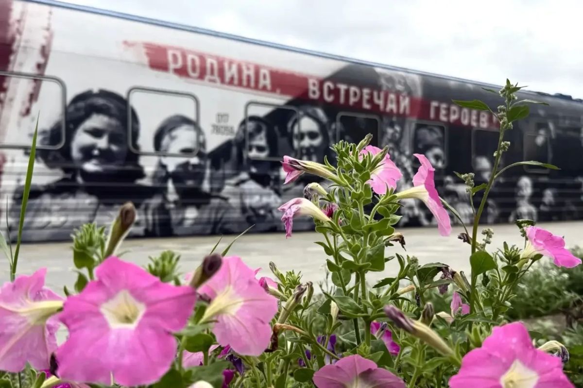 Поезд Победы – первая в мире иммерсивная инсталляция – уже в Тобольске! Наш город встретил его с особым трепетом