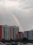 В небе над Тюменью после мощных ливней появилась радуга