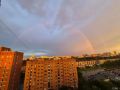В Тюмени сегодня утром радуга порадовала горожан