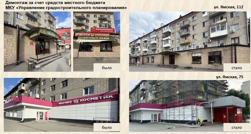 Вывеска, на выход!. В 2026 году сотрудниками департамента земельных отношений и градостроительства администрации города Тюмени в ходе проведения мероприятий по осуществлению муниципального контроля по ул. Ямской, ул. Ленина...