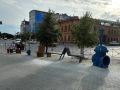 На улице Водопроводной в Тюмени теперь есть особенный артобъект: он рассказывает об истории первого сибирского водопровода