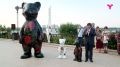 Скульптурную композицию «Три соболя» установили в Тюмени