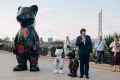 Три соболя облюбовали тюменскую набережную!