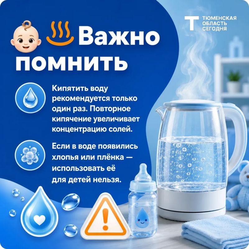 Педиатр рассказала, как подготовить воду для детей в Тюмени Педиатр рассказала, как подготовить воду для детей в Тюмени