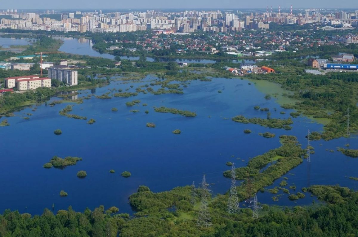 Уровень воды в реке Тура достиг 859 см Уровень воды в реке Тура достиг 859 см