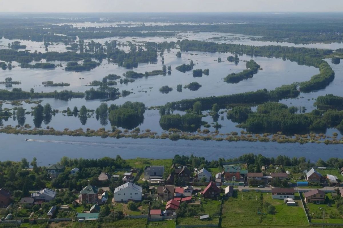 Уровень воды в реке Тура достиг 859 см Уровень воды в реке Тура достиг 859 см