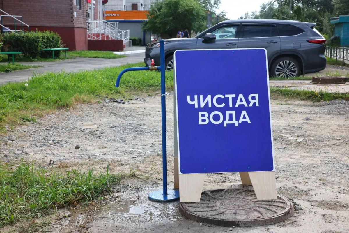 Проект "Чистая вода": в Тюмени и Тюменском округе установили все временные водоразборные устройства