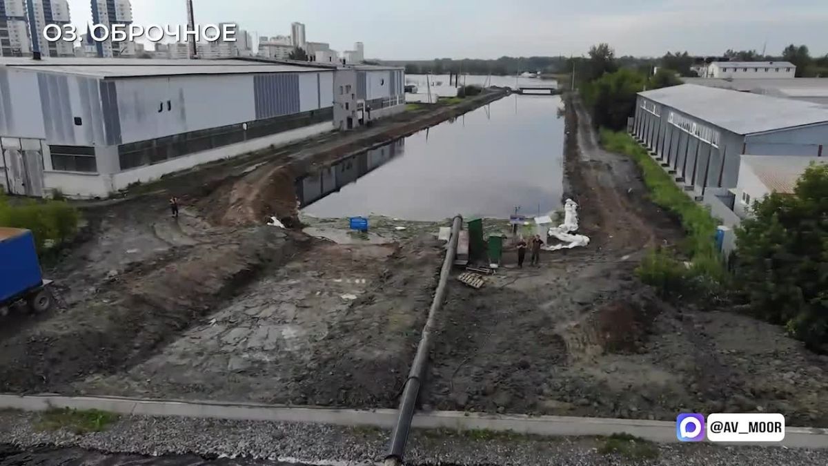 Уровень воды в озере Оброчном был выше, чем в Туре
