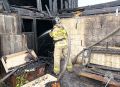 В Ишиме сгорел человек. Сегодня, 31 июля, в четвёртом часу дня загорелась хозяйственная постройка на улице въезд Крылова