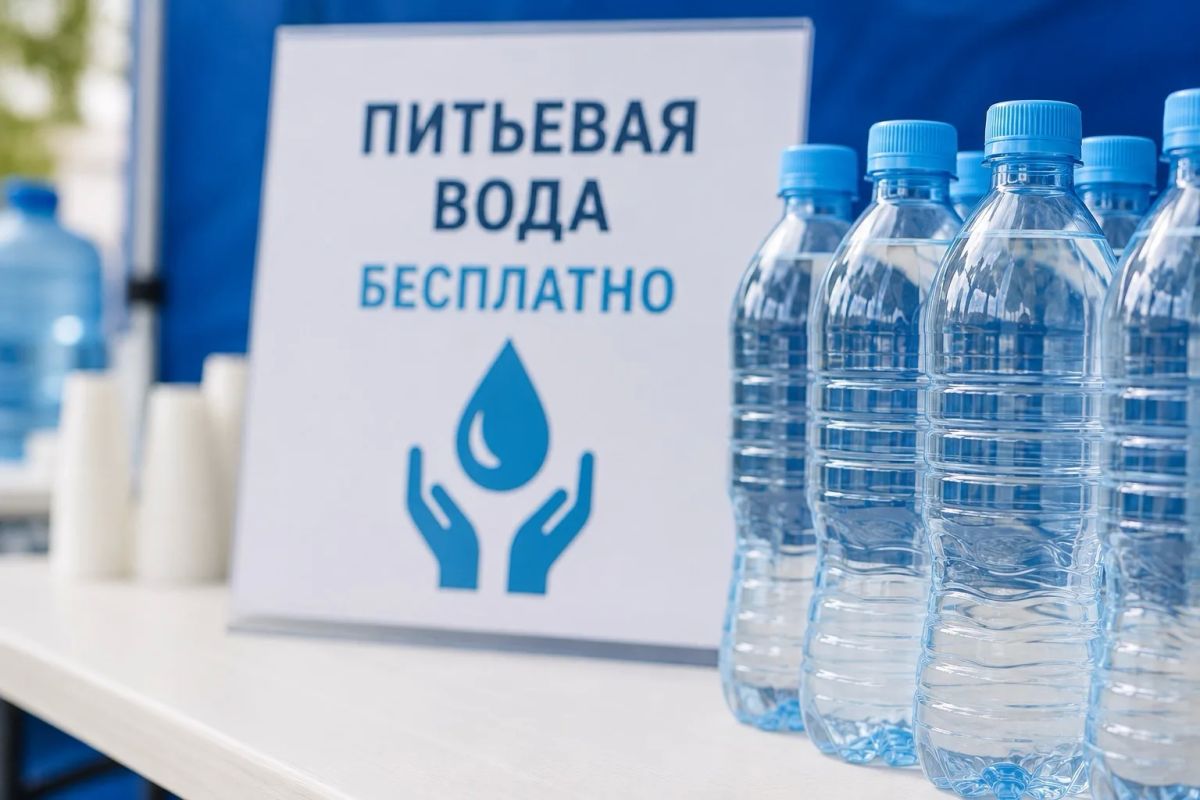 В связи с режимом чрезвычайной ситуации в Тюмени Духовным управлением мусульман Тюменской области открыты два пункта, где жители могут бесплатно получить питьевую воду